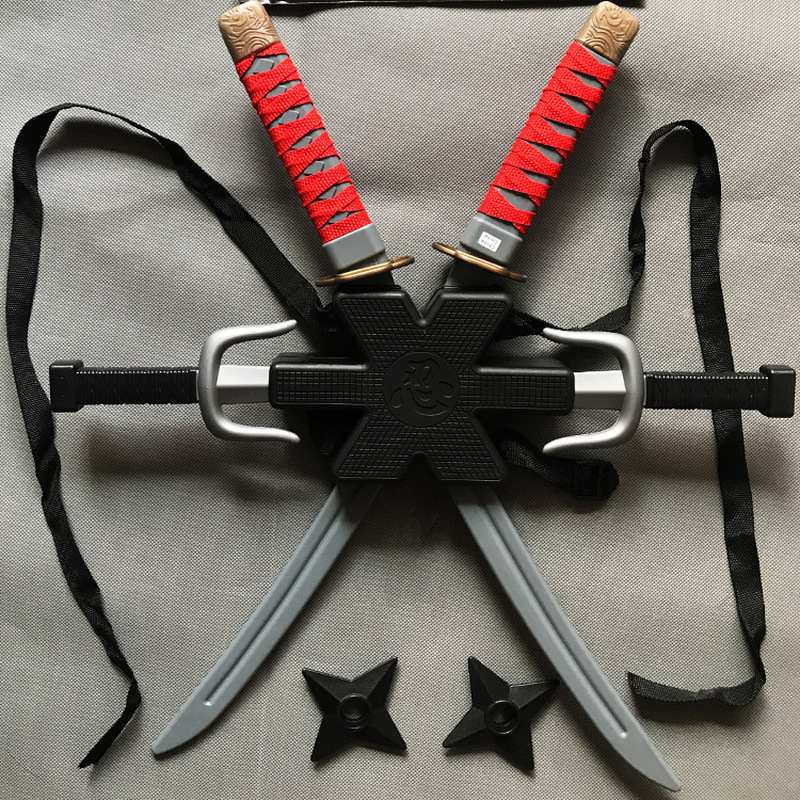 Japanese Knife - 子供のための武士のおもちゃのナイフセット,日本の忍者のおもちゃ,短剣のダーツモデル,ハロウィーンのギフトコレクション,1:1コレクション