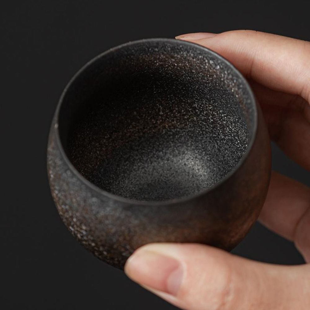 家庭用日本製炻器茶碗 古風 80ml マスターカップ レトロ - Japanese Pottery のレビューと価格