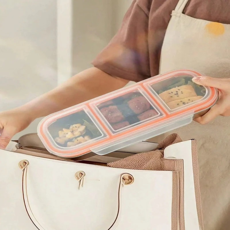 304ステンレス製鮮度保持ボックス、弁当箱、高級感のあるラン - Bento Box のレビューと価格