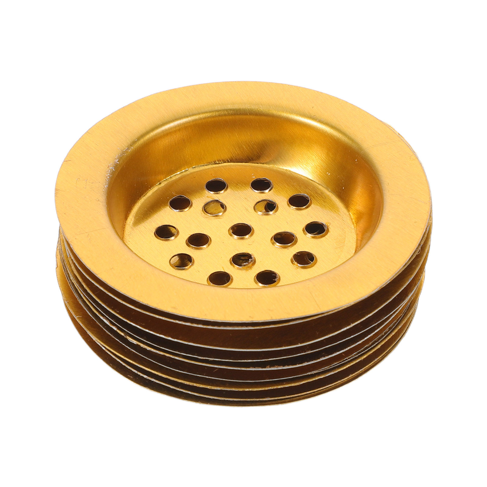 10個入り、香炉用トレイ、ゴールド調、穴あき鉄製カップ、炭を - Incense Holder のレビューと価格