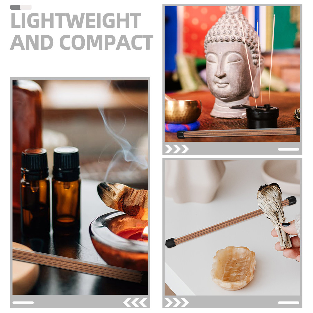 12個入り、軽量でコンパクトなお香立て。透明アクリル製で、P - Incense Holder のレビューと価格