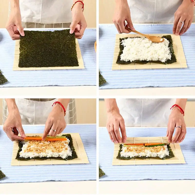 DIY 竹寿司メーカーローリングマット寿司ツールライスローラ - Sushi Making Kit のレビューと価格