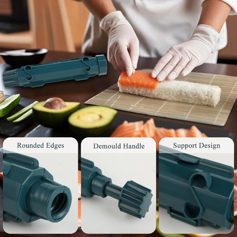 寿司作りキット、寿司巻きマット、寿司ローラー型、食品グレード - Sushi Making Kit のレビューと価格