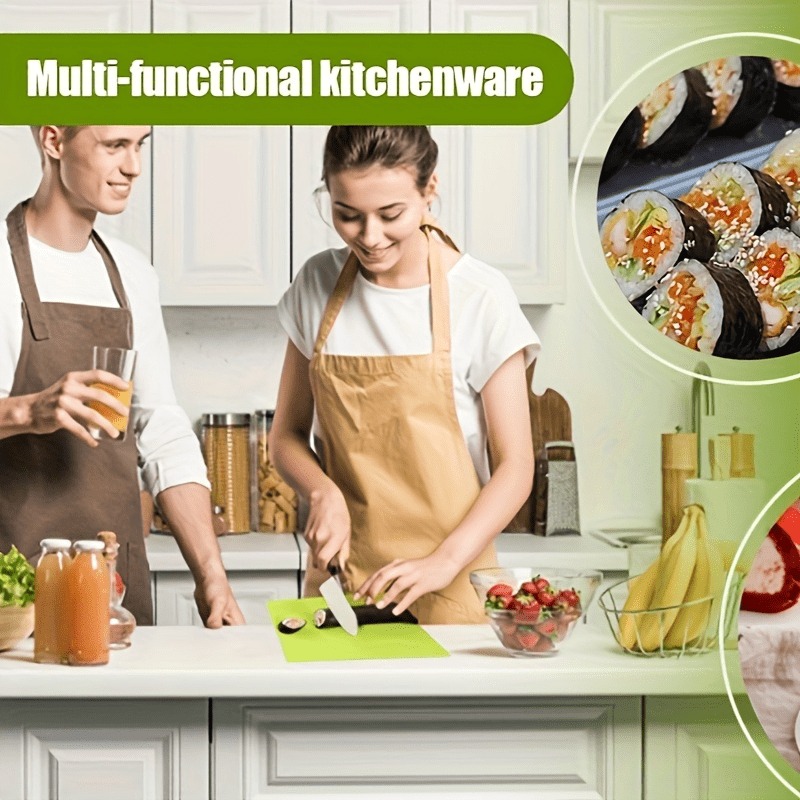 1個入り高品質シリコン寿司マット - 使いやすい携帯用、海苔 - Sushi Making Kit のレビューと価格