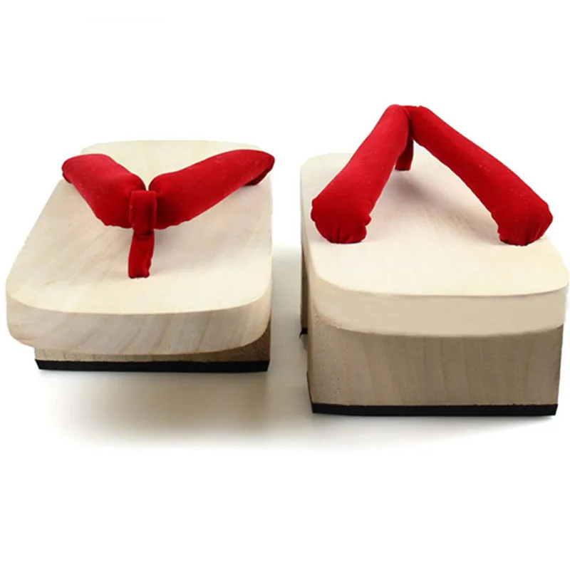 女性のためのコスプレシューズ,木製サンダル,カジュアルスリッ - Geta Wooden Sandal のレビューと価格